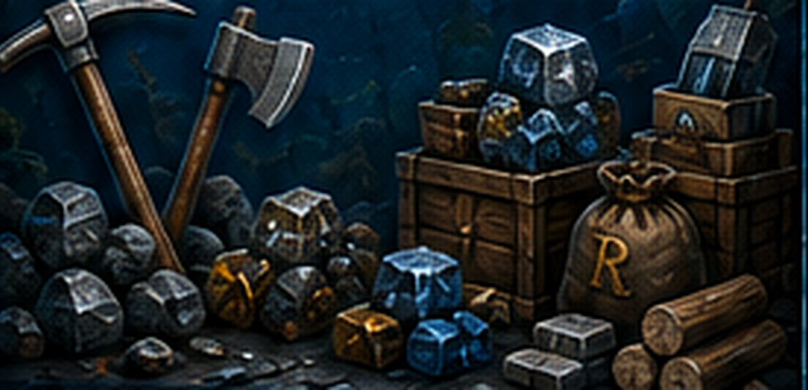 Farming and resource gathering kit